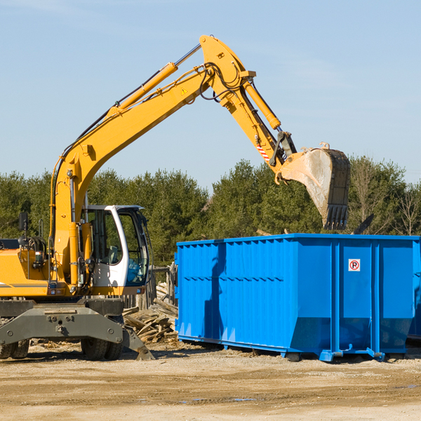 what happens if the residential dumpster is damaged or stolen during rental in Karns City PA